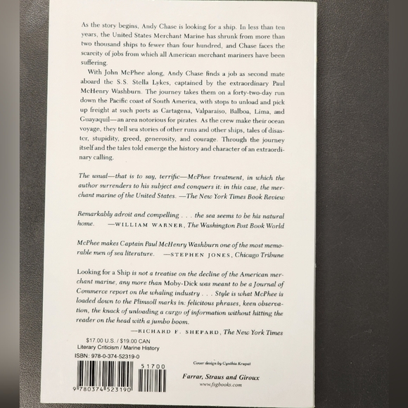 Looking for a Ship book by John McPhee - Picture 4 of 5